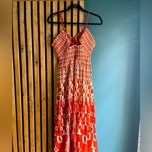 Anthropologie cotton summer dress
